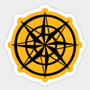 eight-pointed star Sticker